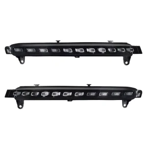 05-15 Au Di Q7 Daytime Running Light Modification Dedicated Water Turn Yellow Light Front Bumper Warning Fog Light LED 40W-50W