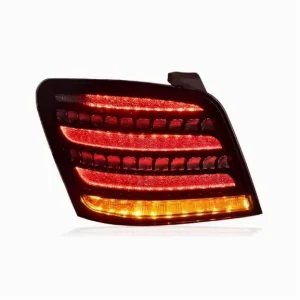 07 15 Mercedes GLK X204 Tail Light Modified Maybach Diamond Style LED Flowing Turn Signal Brake Light Integrated