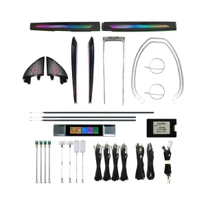 1:1 0riginal 25 Lights Symphony Ambient Lighting for Tesla ModelY 21-23 Car Interior Dashboard Lighting Trim Upgrade Accessories