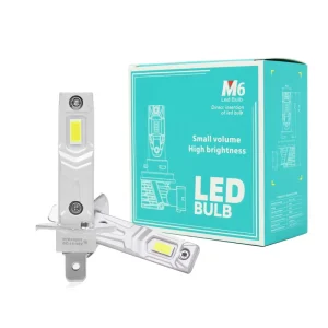 1 1 Small Direct Fit M6 LED Headlights 3000LM 12V H1 H3 LED Headlight Bulb Fog Light Bulb for Car Motorcycle Halogen Bulb