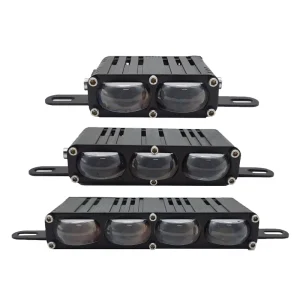 1 Pair Car External Auxiliary Lights Spotlights LED Grille Lights Fog Work Light Off Road Vehicle SUV Truck