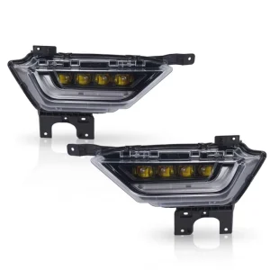 1 Pair LED Fog Lights with Yellow Turn Signal Light for F150