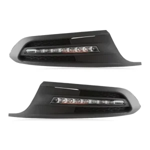 1 Set Daylight Daytime Running Lights Fog Head Lamp Cover Car Styling White for Volkswagen VW Jetta Sagitar DRL