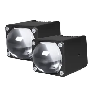 1.5 Inch 80W Mini LED Spotlights Dual Colors 9-80V Yellow Brightness for Cars Motorcycles led auxiliary lights Truck
