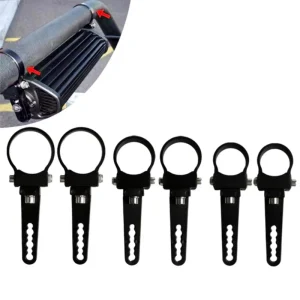 1.75″ Tube Mount Clamps Adjustable Led Bar Work Light Mounting Brackets Holder Kits for Motorcycle ATV UTV Trucks Off Road