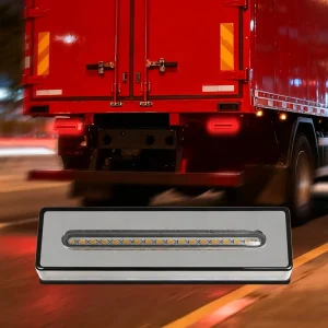 10-30V LED Tail Light for Truck Trailer Two-color Light with Turn Signal Auto Lamp Tractor Brake Stop Light