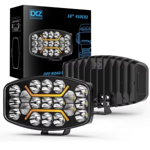10 Inch 19LED LED Work Light Heavy Duty Off Road Fog Lamp for European Truck Scania Volvo MAN Mercedes DAF Iveco