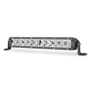 10 Inch 30W 12 Volt Slim Thin LED Light Bar Single Row Spot Flood Beam for Offroad Vehicle