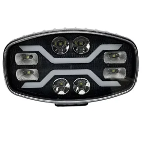 10″ LED Work Light Off Road Truck 4×4 Auto Spotlight Combo Beam White Amber Position Lamp Driving Exterior Lighting 6000 Lumens