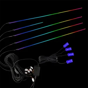 10 in 1 Car Ambient Light Kit 6 in 1 Interior Led Car Lights Symphony Led Strip Light RGB for Car