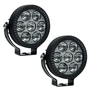 100W IP67 Waterproof Yellow LED Fog Driving Light 5 Inch Universal Truck Road Car Bike Motorcycle Auxiliary Spotlight 12V