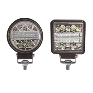 102W Work Light Bar 12V 24V Car LED Spotlight Square Round Auto Truck Off Road Mini Ledbar Offroad Accessories