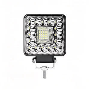 108mm Square LED Work Light with Combo Flood & Spot Beam for Off Road Trucks 4×4 ATV Heavy Duty IP67 Waterproof Driving Lamp