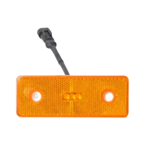 10V-30V Waterproof Rectangle LED Side Marker Light 115.5mm Red Yellow White For Trucks Trailers Universal