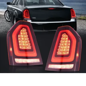 11 14 for CHRYSLER 300C Tail Light Assembly Modified LED Welcome Flowing Turn Signal Light