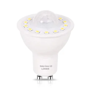 110 240V 5W GU10 PIR Motion Sensor LED Bulb Warm Cool Daylight Dusk Dawn Modern Spotlights for Home Porch Hallway Stairs