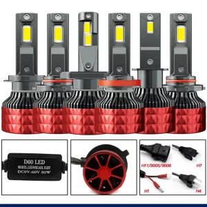 110W Car Headlight Bulbs for Car Off road Trucks with Intelligent Temperature Control and Decoder