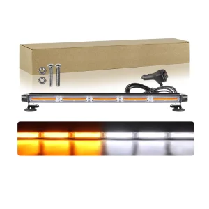 110W Vehicles Roof Top LED Magnetic Emergency Warning Light Bar with 4 Side Hazard Flash Strobe IP67 Waterproof Universal Fit