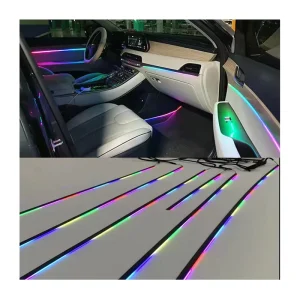 110cm Car RGB LED Atmosphere Light Bar Strips Ambient Symphony Car Interior Decoration Lights with 12V Music Sync Feature