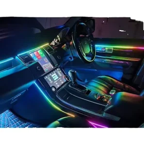 110cm Car RGB LED Atmosphere Light Bar Strips with 12V Music Sync Feature