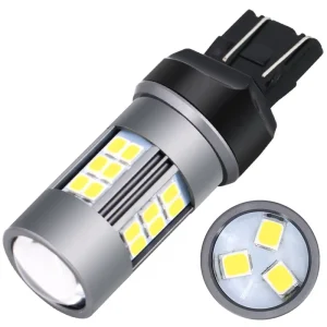 1156 1157 3156 3157 7440 7443 Base 27SMD 2835 Ambient Super Bright Headlight System Car Hood LED Light Bulb LED Tail Lights