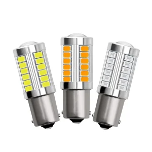 1156 7506 BA15S P21W 5630 5730 LED Car Tail Bulb Brake Lights 12V Auto Reverse Lamp Daytime Running Signal Light
