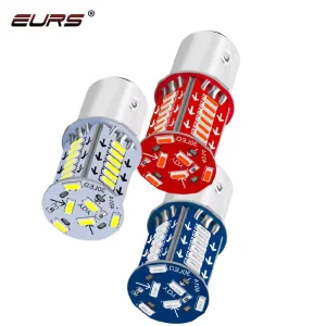1156 Strobe Motorcycle Flashing Signal Light P21W 1157 4014 30SMD Electric Vehicle Led Brake Lights White Red Blue