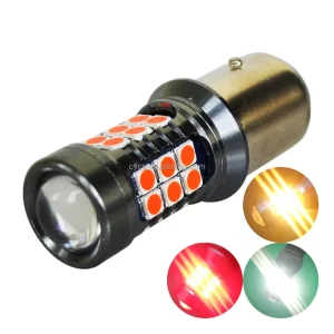 1157 27SMD 3030 12V S25 P21/5W 1157 27LED 3030 Super White Yellow Red Car LED Interior Turn Signal Brake Reverse Light Bulb