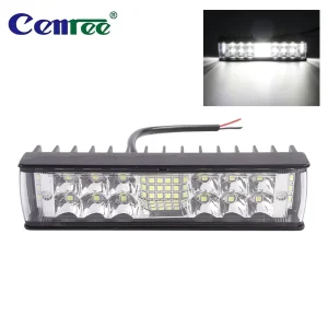 11W LED Light Bar Point Flood Combination Beam Waterproof Offroad Driving Light for Car Truck SUV