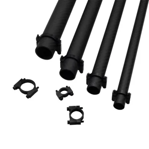12 16 18 20 22 25 30mm Carbon Fiber Drone Arm Tube Fixed Seat Center Pipe Clamp Fixture Clip RC Agriculture UAV Frame DIY Parts
