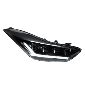 12 16 for Elantra 12V 30W LED Headlight Assembly with Running Lights Lens Flowing Turn Signals 4500 Lumens