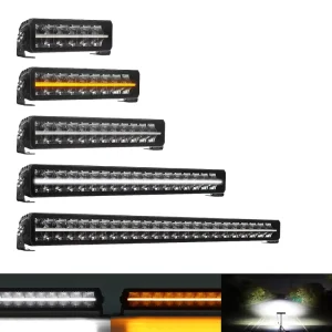 12/17/22/32/42 Inch Combo Beam Truck Car LED Work Light Double Row Offroad LED Light Bar