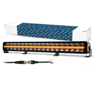 12 22 32 42 Inch LED Light Bar Amber DRL Emark IP68 12V 24V Offroad Light Bar for 4×4 Offroad Vehicle Truck Atv Utv