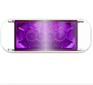 12-24V 8 Colors 16LED Truck Trailer Front Rear LED Side Marker Lights Clearance Indicator Lamp Steady on Strobe Flashing