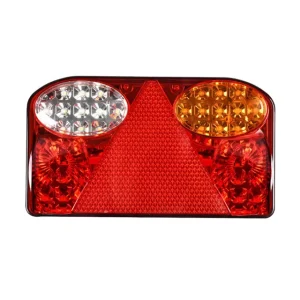 12-24V LED Car Truck Tail Light Rear Brake Light Reverse Stop Signal Lamp Indicator for Van Lorry Trailer