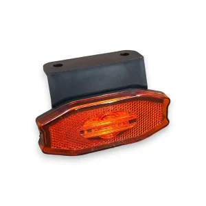 12 24V LED Truck Side Marker Light with Downward License Plate Light Dual Function Clearance Lamp for Brazil Heavy Duty Vehicles