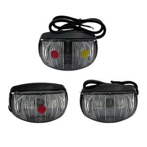 12 24V RV Bus Trailer Truck LED Outline Marker Lamp LED Side Marker Turn Signal Tail Light Indicator Lights Dome Light for Car
