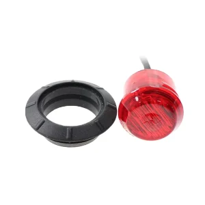12 24V Truck Trailer Lorry RV Pickup Car Marker Light 3 4 Inch Red Amber White Rubber Side Height Indicator Lamp