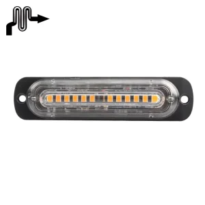 12-24v 4D Car Emergency Light Red Blue Green Amber 12 Led Grille Strobe Light Warning Light