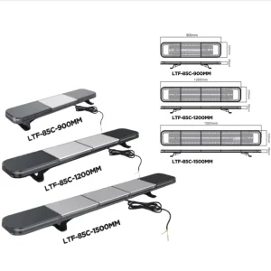 12 24v LED Amber 15 Flash Emergency Signal Reminder LED Light Bar With Wireless Remote Control