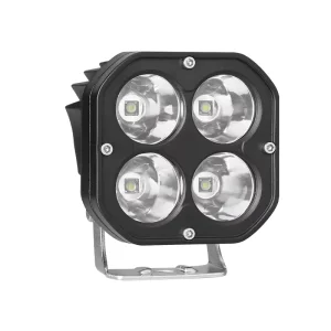 12-60V 40W LED Spot Driving Light White Yellow Color Waterproof Auxiliary Work Light for Motorcycle Truck SUV Offroad Vehicles