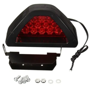 12 LED Car Styling Rear Tail Brake Stop Light Taillight Red Strobe Fog DRL Flashing Light