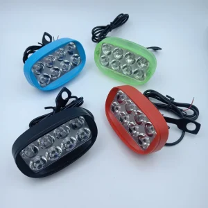 12 Volt Led Lights Motorcycles Fog Lights Plastic Auxillary Led Spotlight Motorcycle Lighting System