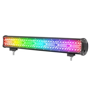 12 Volt Nova Auto Phone App Control 20 Inch Offroad Driving Work Auxiliary Led Light Bar with RGB Halo Ring