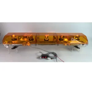 1200mm DC12V 24V Amber Strobe Truck Halogen Rotator Full Size Lightbar Rotating Light Bars with Engineering Vehicles TBD02422 5
