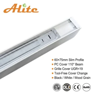 120LM W Aluminum Housing Indoor Hotel Commercial LED Linear Light High Efficiency Lighting for Commercial Interiors
