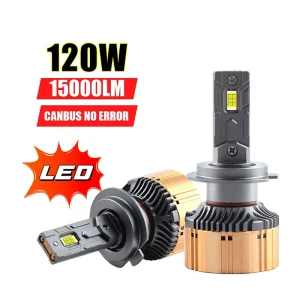 120W 15000lm Led Headlights 9005 9006 H7 H11 High Low Beam H4 Led Bulbs