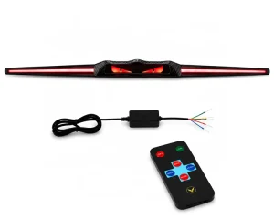 120cm 130cm Car Rear Third Brake Light LED Strip Warning Lights LED Decorative Lights Turn Signal Stop Lamp Bar