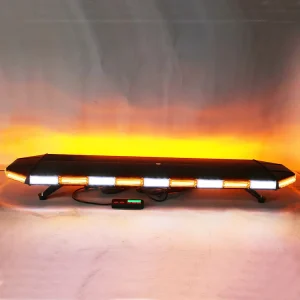 122cm 48″ Amber White Cob Flashing Led Strobe Light Bars Compatible For Hilux Tow Truck Emergency Chero