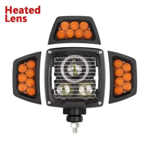127W High Low DRL Turn Signal Beam Agricultural Light IP68 Tractor Lights for Agricultural Work